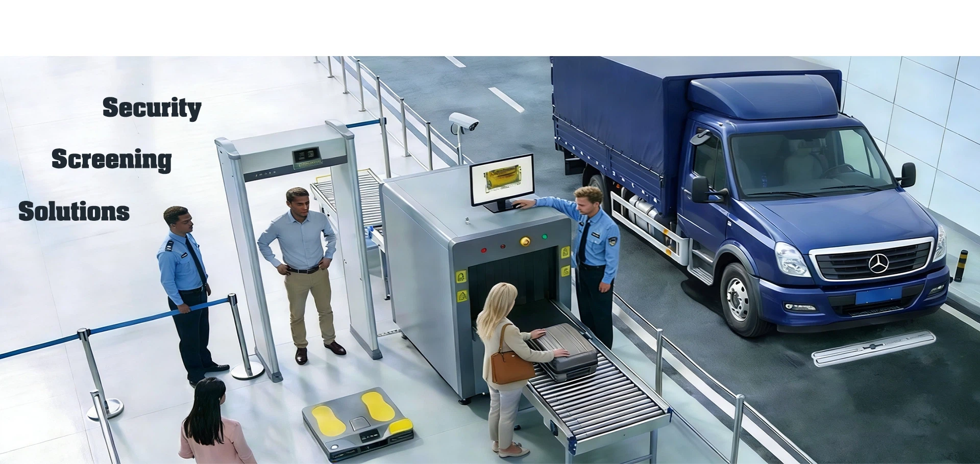 YADE Car Under Scanner, Luggage & Person Security Check